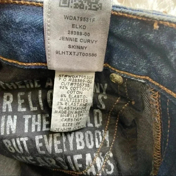 COPY - True Religion Jennie Curvy Skinny Jeans size 26 - Picture 7 of 12